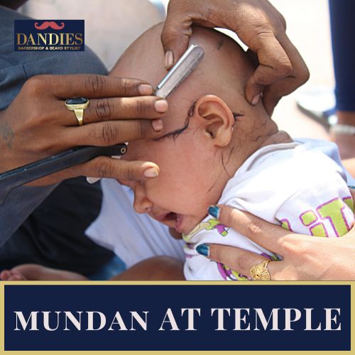 Mundan at temple