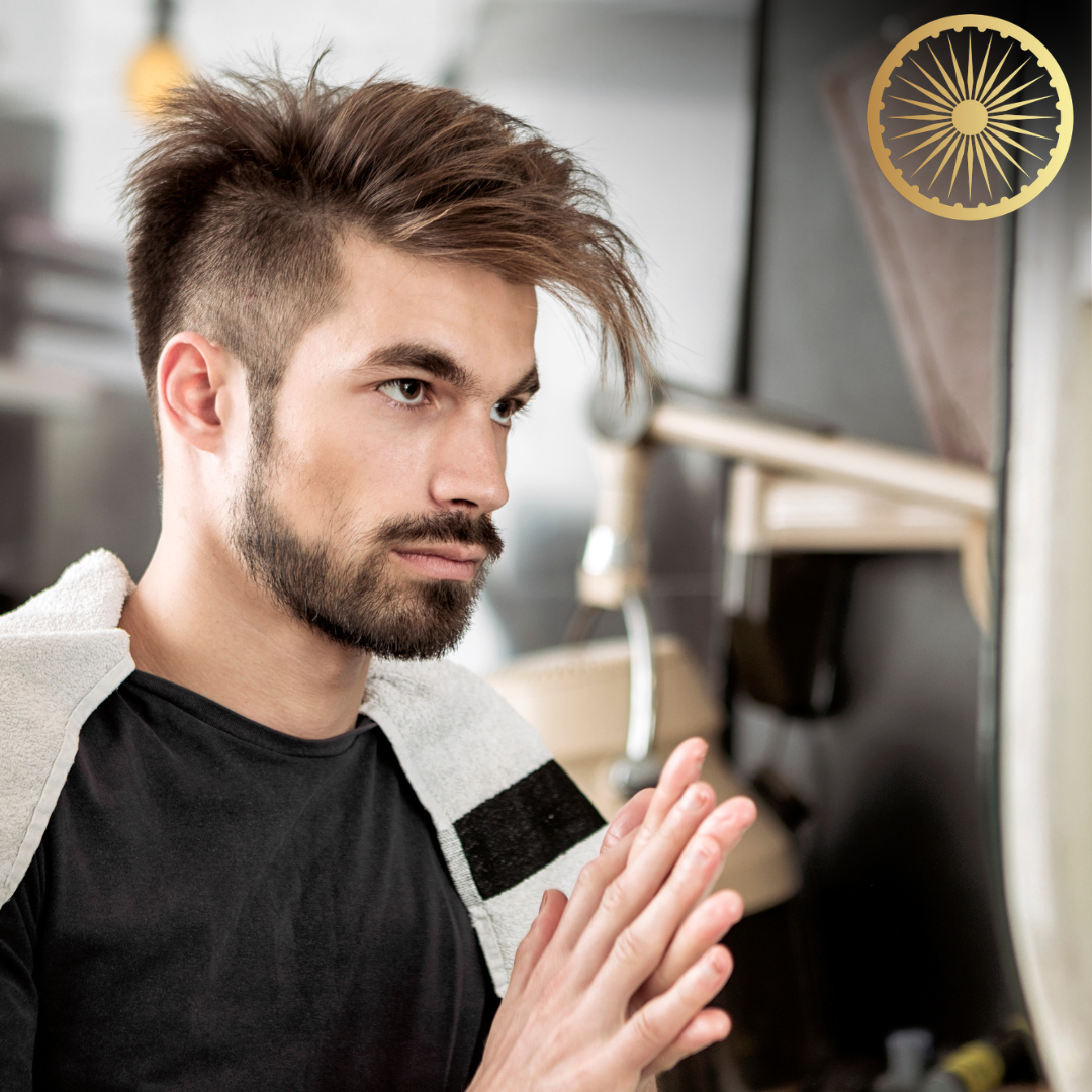 natural long haircut men