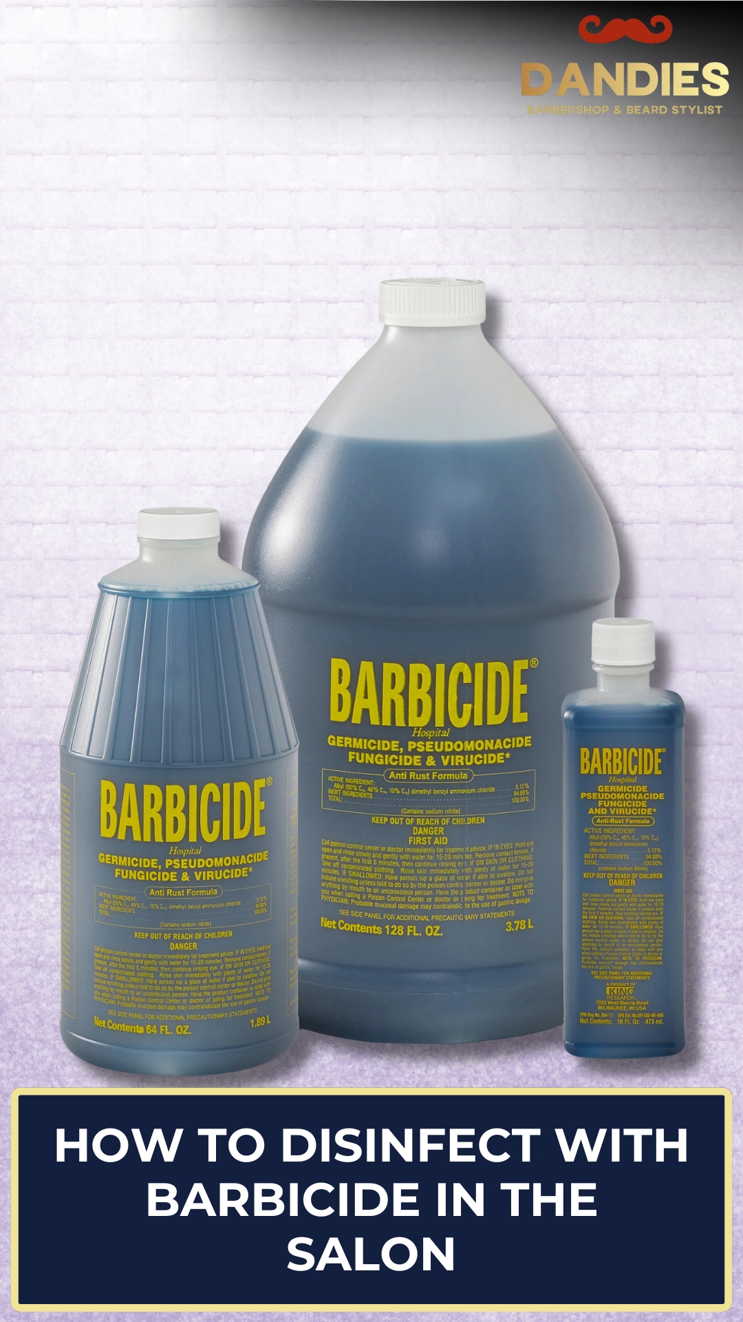 How to Disinfect with Barbicide in the Salon