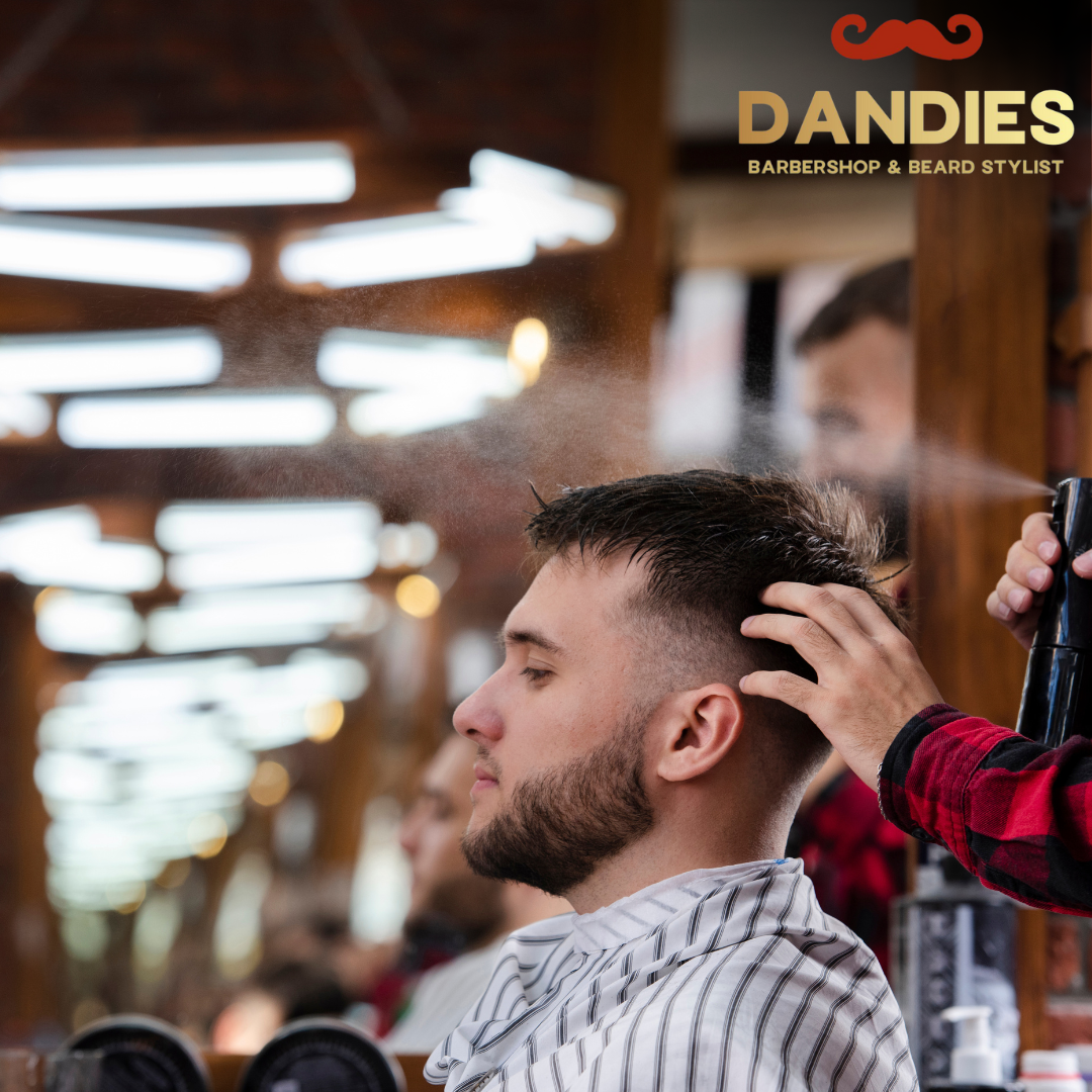 messy fringe haircut From Dandies Barbershop