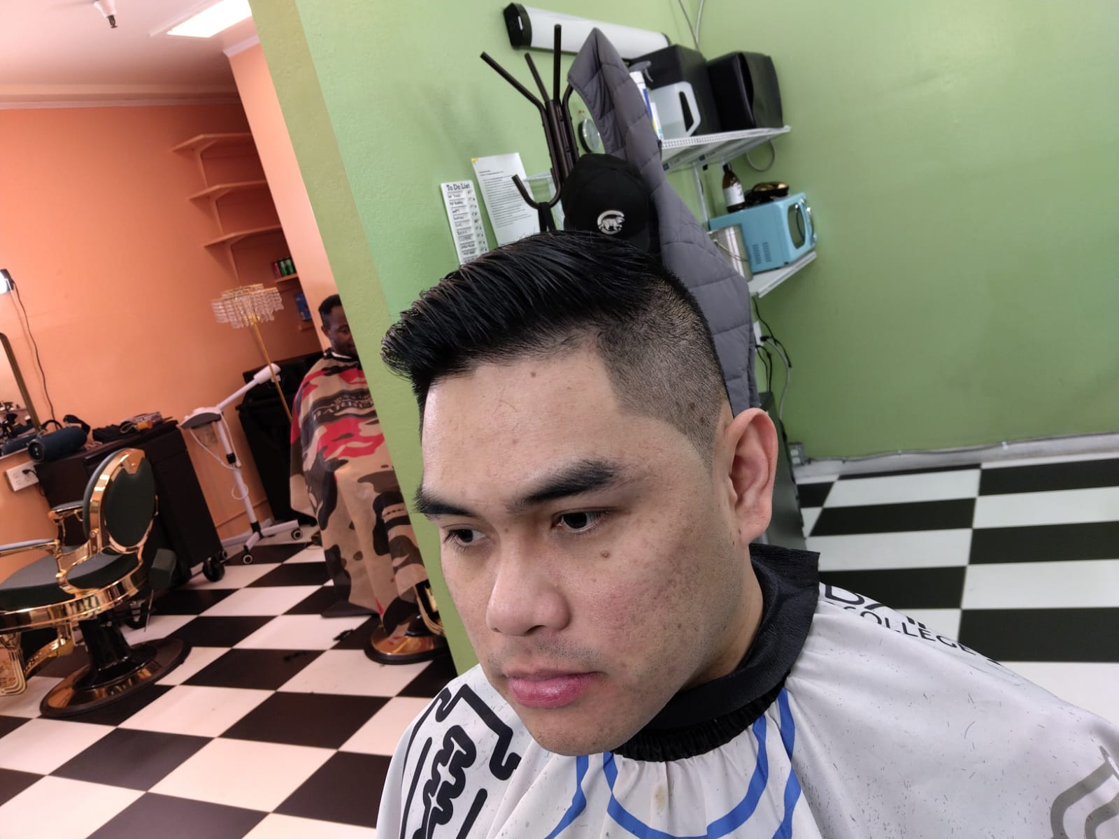 Sharp Haircut for Asian Men
