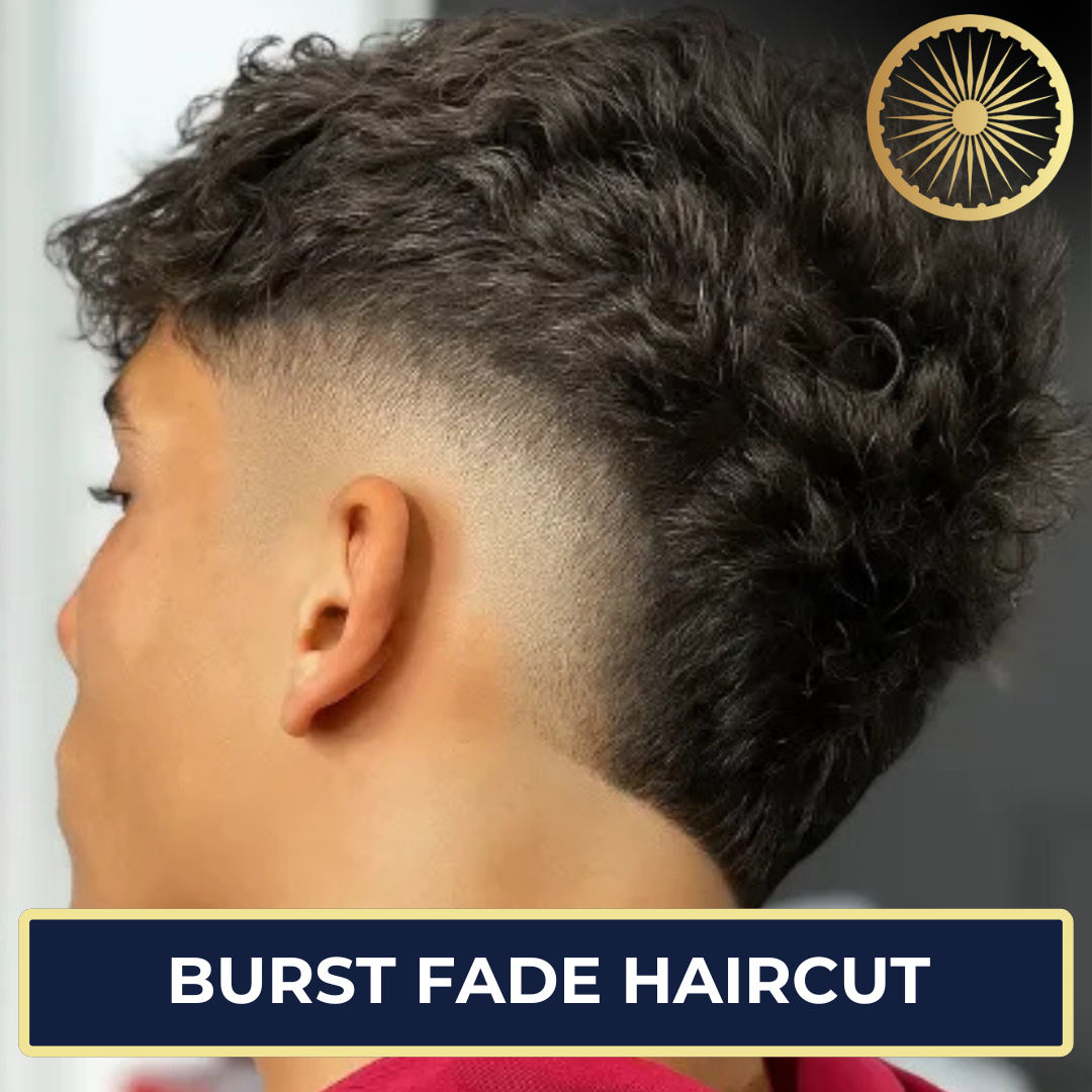 Burst Fade at Dandies Barber – Sunnyvale, CA