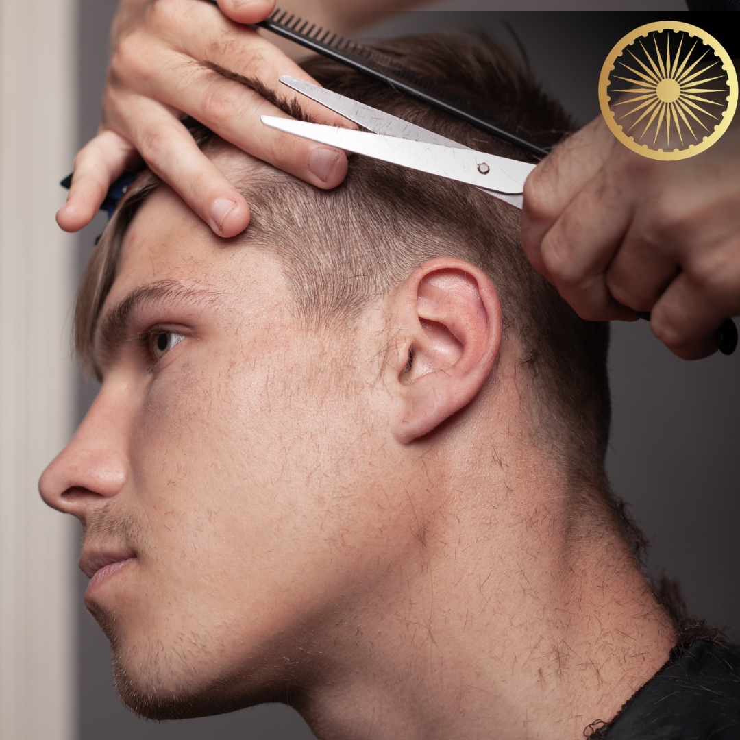 Sunnyvale barber for natural scissors cut