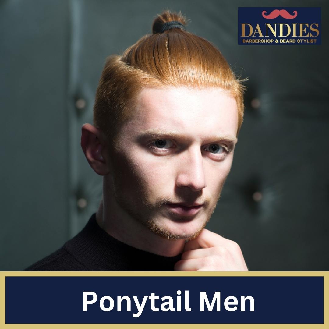 Ponytail man bun
