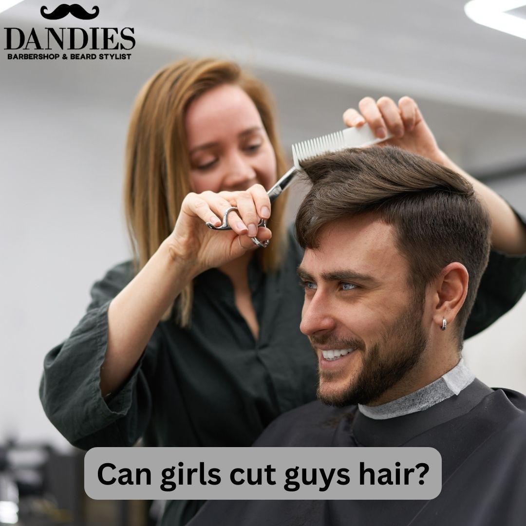 Can girls cut guys hair?
