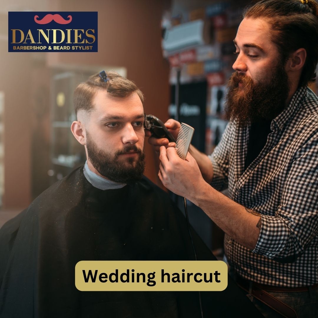 How long before wedding should men get haircut?