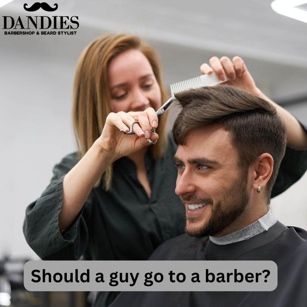Should a guy go to a barber?