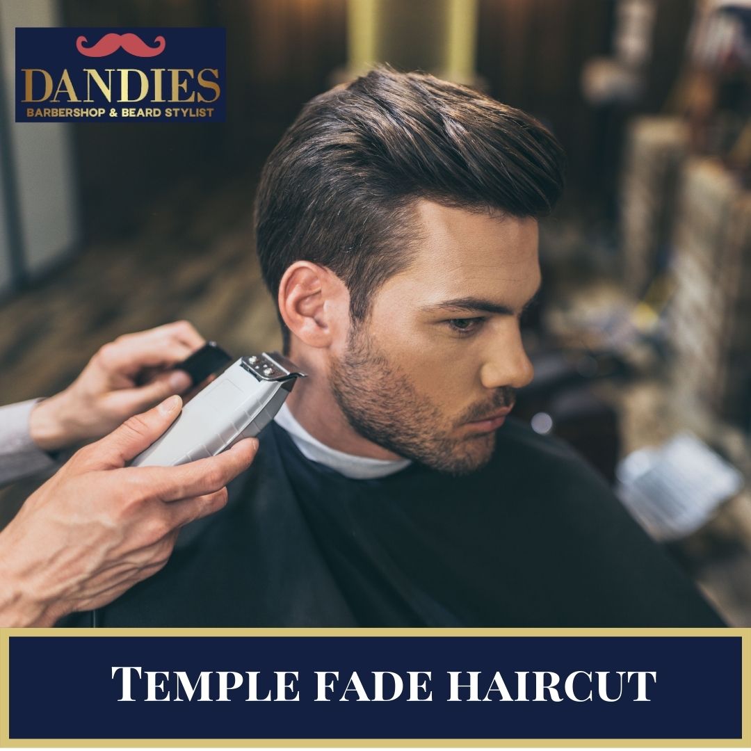 Temple fade haircut