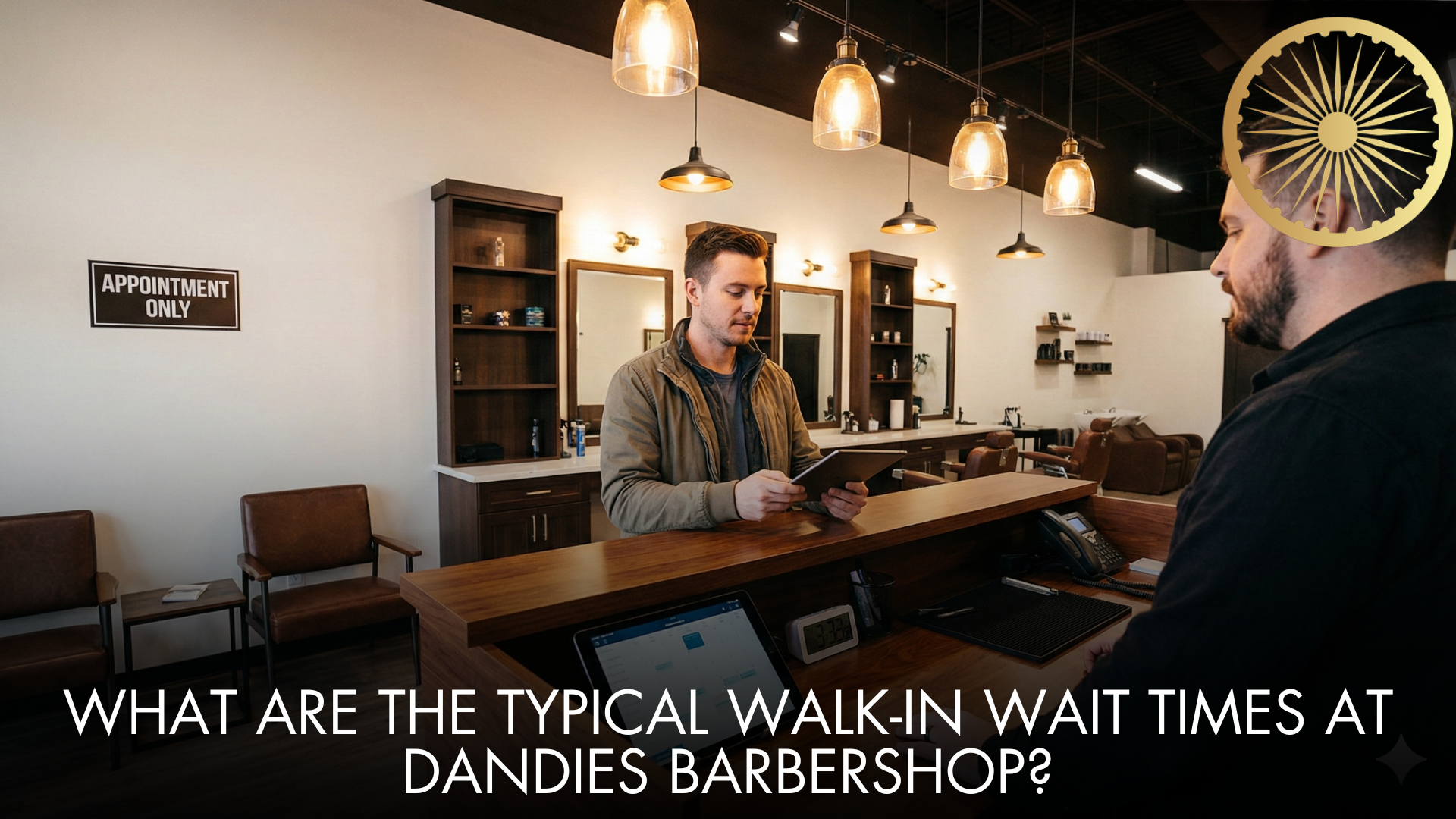 What Are Typical Wait Times for Walk-In Haircuts at Dandies Barbershop?