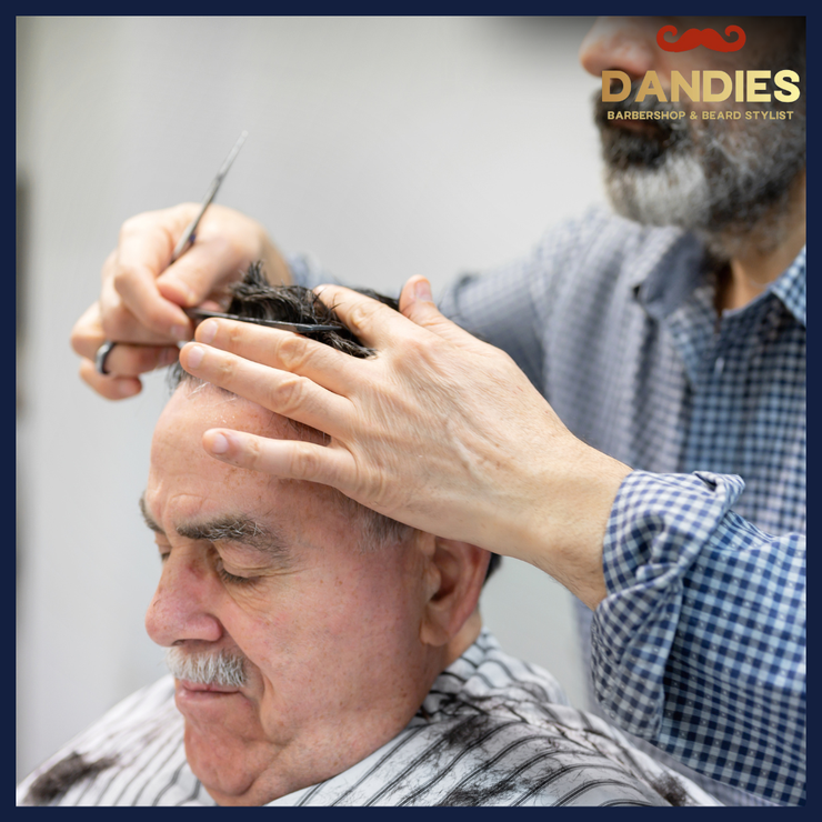 Haircut at Nursing Center in Campbell